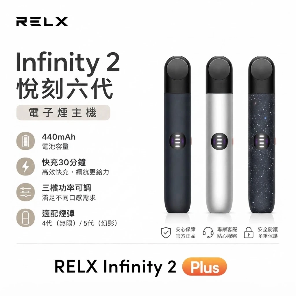 RELX-悅刻六代主機-RELX-6代主機通用4、5、6代煙彈-RELX電子煙官網.webp 【relx 6代主機 6色可選】現貨秒發 悅刻6代 RELX Infinity 2 Plus 主機|三段可調功率模式|可調節煙量|:圖片 1